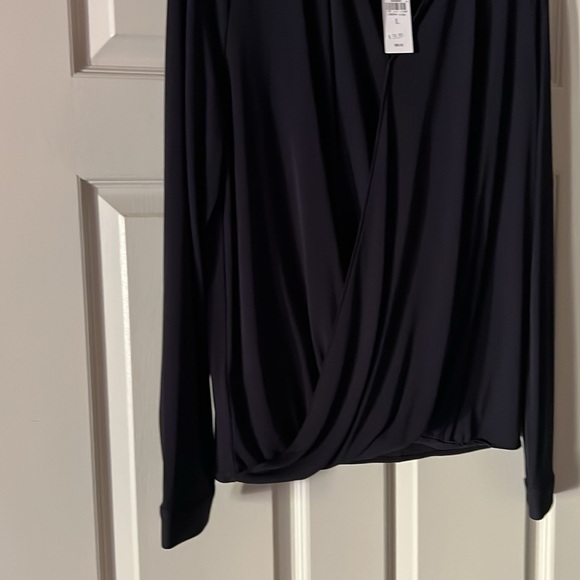 Ann Taylor Navy Blouse - Picture 6 of 7